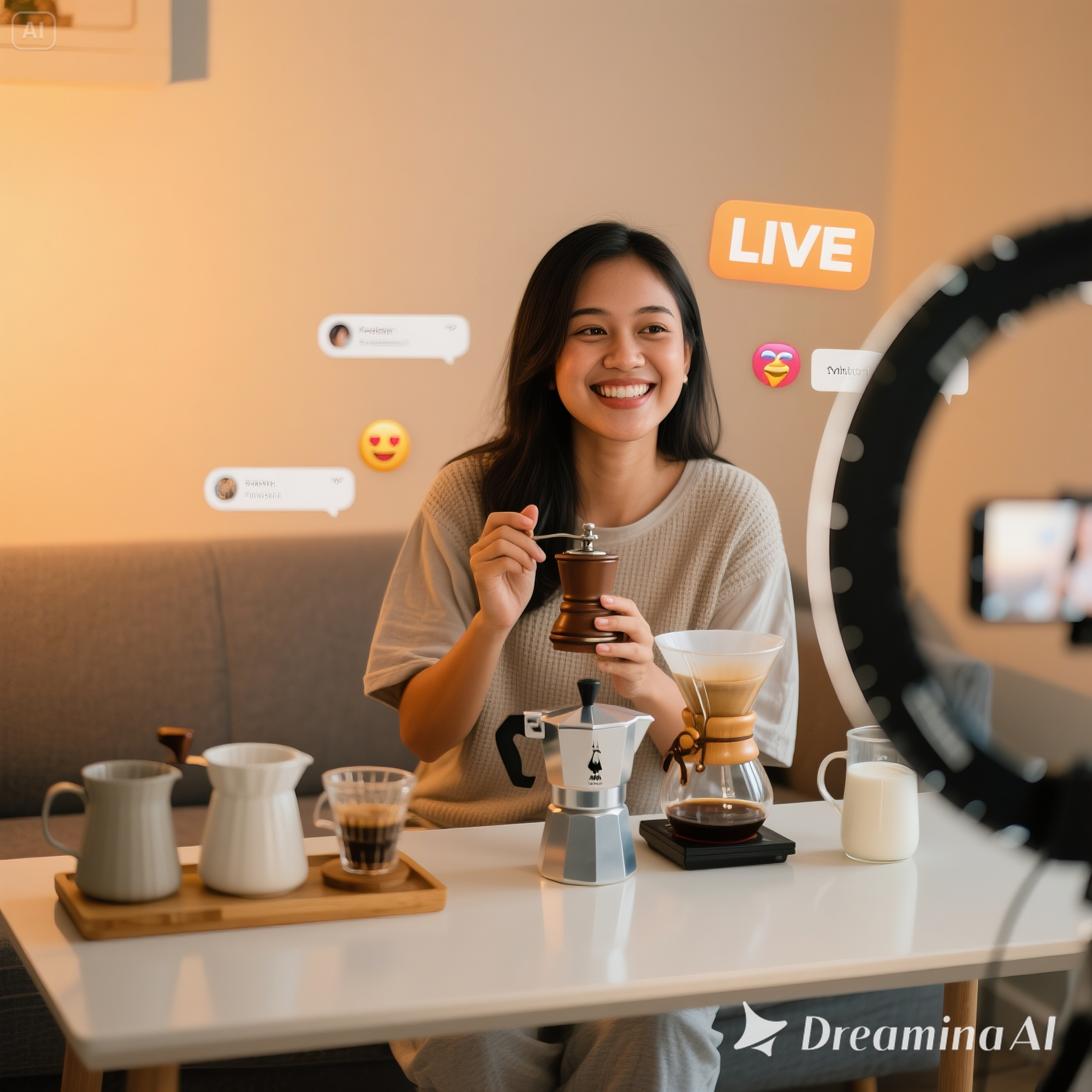 dreamina-2025-08-05-1343-A young Indonesian woman (age 23–28) wit...